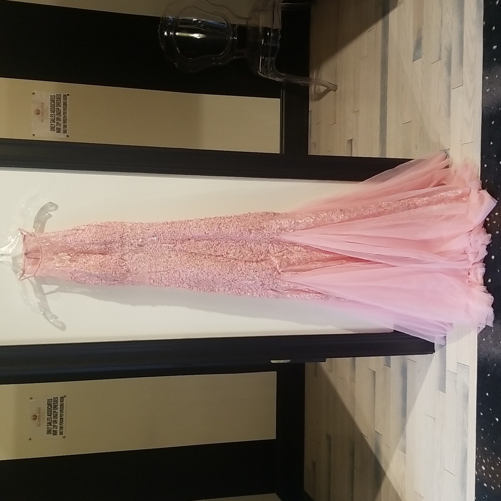Sherri Hill Pink Fit n Flair Gown